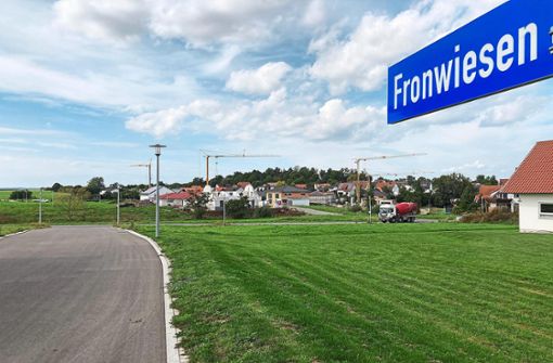 Im Neubaugebiet Fronwiesen-Raubrühl erhält die Familie Waizenegger einen Bauplatz außerhalb der Vergabekriterien. Foto: Gern