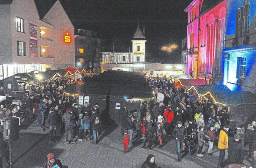 Die Stadt Schramberg hält an ihren Plänen für einen eingezäunten Weihnachtsmarkt fest – statt 2G soll aber 2G-Plus gelten. Foto: Ziechaus