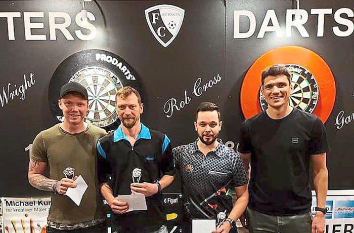 Darts in Dietingen: Volle Hütte und ein neuer Sieger bei den Masters