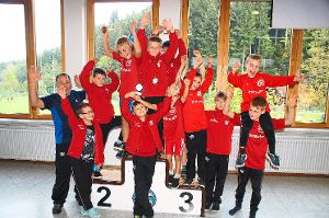 Die Freude war groß bei den Haslachern  nach einem erfolgreichen Turnier und Platz 3 in der Mannschaftswertung. Foto: Zorzi Foto: Schwarzwälder-Bote
