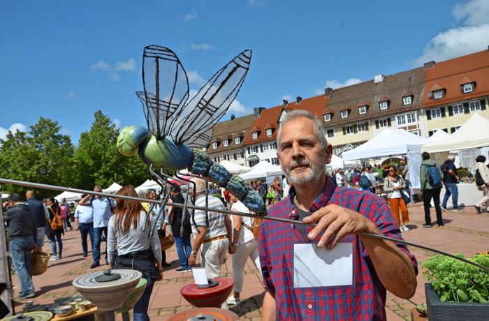 Töpfermarkt Freudenstadt: Nützliches und Künstlerisches auf dem Marktplatz geboten