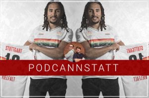 Jakob Johnson von den New England Patriots ist zu Gast im VfB-Podcast. Foto: STZN/VfB Stuttgart
