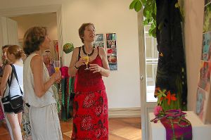 Gut besucht war die Eröffnung der aktuellen Doppelausstellung in der Villa Eugenia. Foto: Badura Foto: Schwarzwälder-Bote