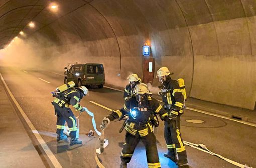 Im Dögginger Tunnel findet am Montagabend, 23. Mai, eine große Feuerwehr-Übung statt, um auf Vorfälle in dem Bauwerk vorbereitet zu sein. Foto: Müller