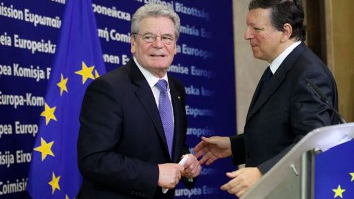 Gaucks Antrittsbesuch in Brüssel
