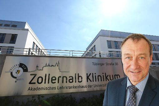 Soll die Geschäftsführung des Zollernalb-Klinikums übernehmen: Andor Toth von der SRH Holding.  Foto: Archiv/Privat, Montage: Hornberger