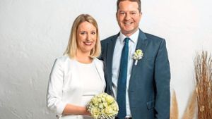 Philipp Hahn  und Anke Mozer haben geheiratet