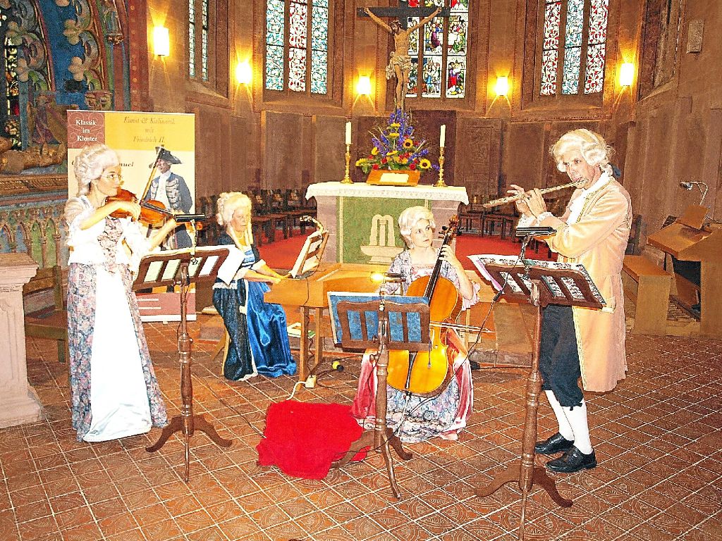 Das Quantz-Collegium aus Rastatt spielte Musik aus der Zeit von Carl Philipp Emanuel Bach. Foto: Glaser Foto: Schwarzwälder-Bote