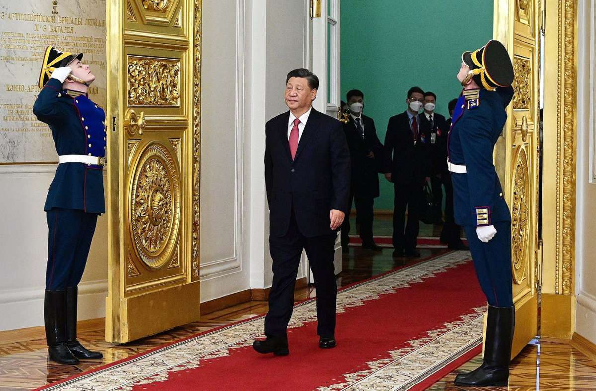 Xi Jinping  in Moskau: Vereint gegen den Westen