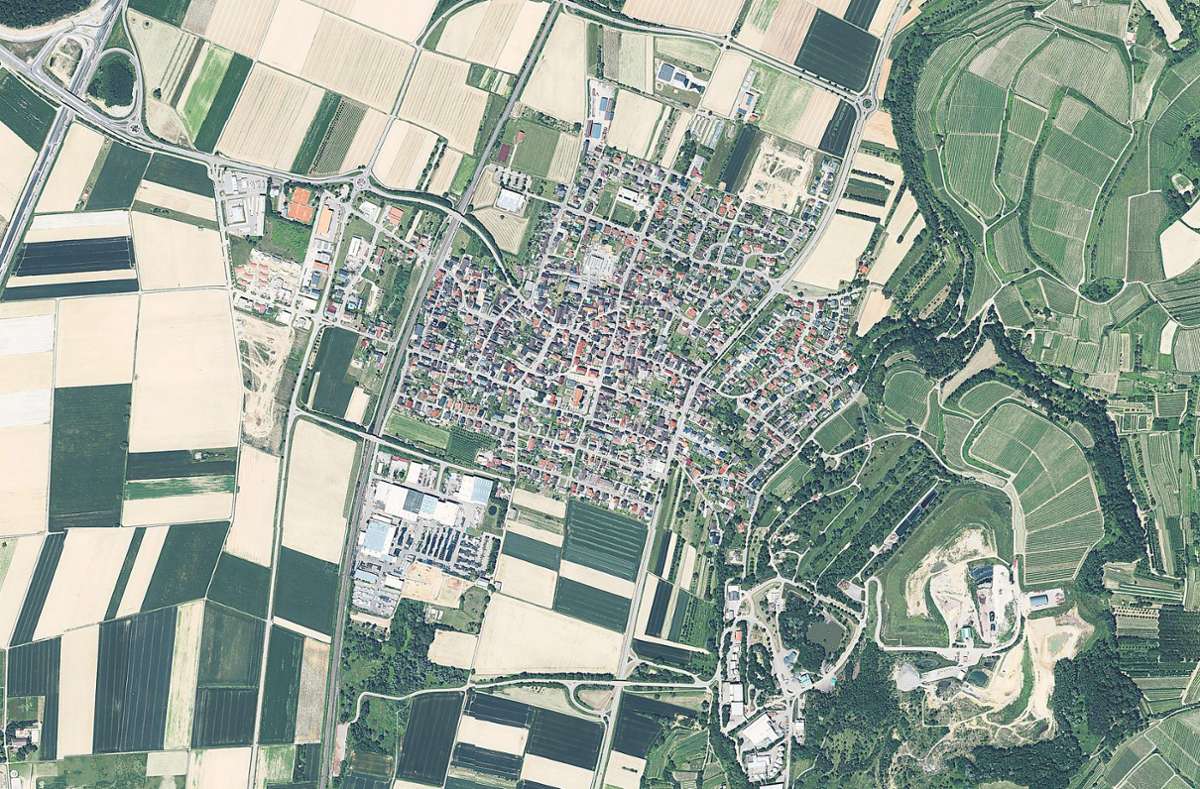 Die Gemeinde Ringsheim – hier eine Aufnahme aus dem Jahr 2018 – hat sich in den vergangenen Jahrzehnten in alle Richtungen weiterentwickelt. Foto: Landesarchiv Baden-Württemberg