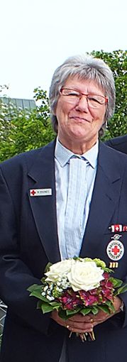 Marianne Schemeit gehört auch mit 75 Jahren zu den größten Aktivposten im Roten Kreuz. Foto: Archiv Foto: Schwarzwälder Bote