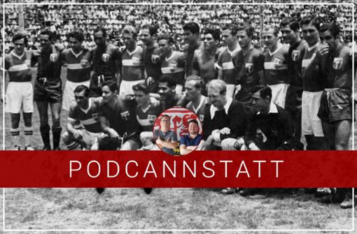 Angeführt wurde die VfB-Mannschaft 1951 von Kapitän Robert Schlienz. Foto: red/StZN