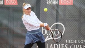 Brenda Fruhvirtova gewann im Sommer 2023 die Ladies Open in Hechingen und spielte nun bei den Australian Open. Foto: Kara