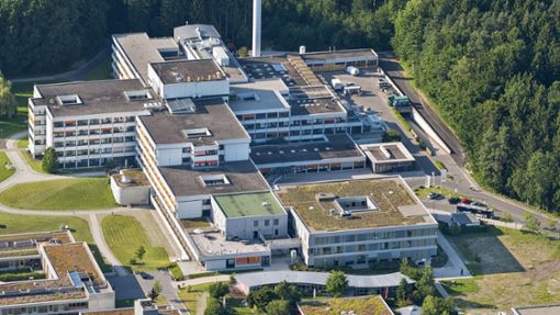 Der Medizin Campus Bodensee in Friedrichshafen von oben. Foto: imago