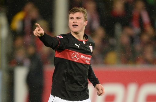 Spielt er eine gute Rückrunde, ruft möglicherweise Joachim Löw an: Timo Werner vom VfB Stuttgart. Foto: dpa