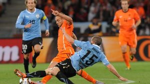 Uruguay, eine Mannschaft mit Maestro und zwei Topstürmern