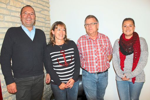 Der Vorstand des Ski-Clubs Blumberg (von links):    Robert Eby (Vorsitzender), Birgit Miller, Andreas Wetzel und Kim-Nina Ernst.   Foto: Baltzer Foto: Schwarzwälder Bote