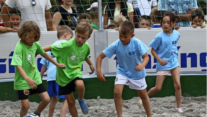 Beach-Soccer-Turnier am Longwy-Platz in Nagold