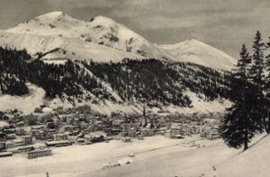 Davos mit Schatzalp, dem Vorbild für das Sanatorium Berghof Foto: imago images/Arkivi/ via www.imago-images.de