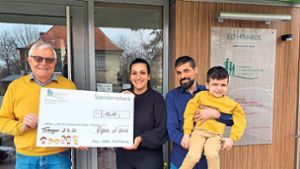 Eutinger Familie Celik sammelt Spenden für Förderverein krebskranker Kinder
