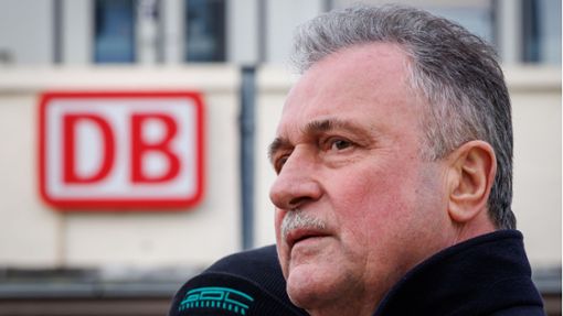 Claus Weselsky, Vorsitzender der GDL, kündigte Bahnstreiks an. Foto: dpa/Daniel Karmann