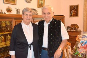 Erna und Eugen Thiem feierten in Donaueschingen ihren 60. Hochzeitstag.   Foto: Naemi Foto: Schwarzwälder Bote