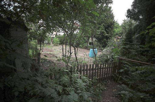 In diesem Garten in Villingen hat die Polizei vor wenigen Tagen offenbar nach einer Leiche gesucht. Foto: Eich