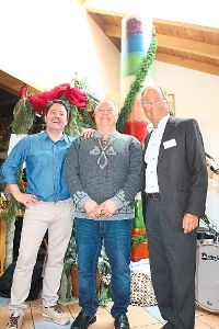 Sie strahlen vor Glück (von links): Torsten Broß, Christian Aberle und Horst Simschek.   Foto: Dillmann