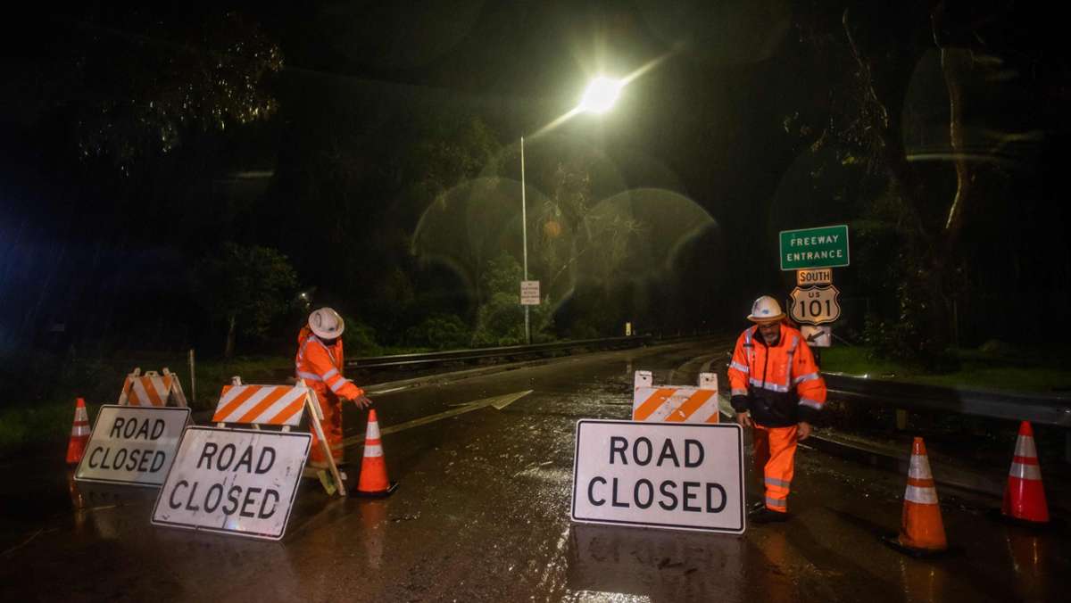 Unwetter in Montecito: Harrys und Meghans Zuhause muss evakuiert werden