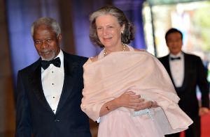 Der frühere UN-Generalsekreät Kofi Annan und seine Frau Nane Lagergren Foto: dpa