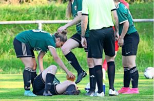 Der VfL Hochdorf beklagt die schwere Verletzung von Marcella Kussmaul Foto: Kraushaar