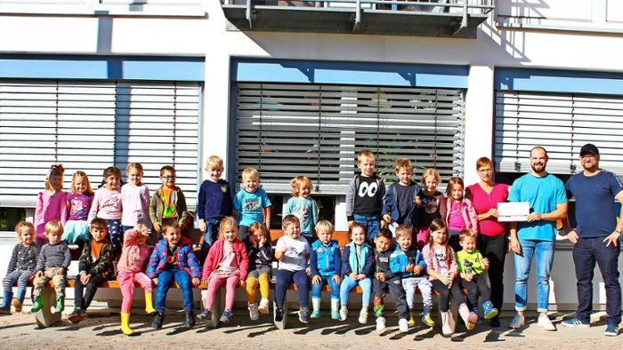 Kindergarten freut sich über 500 Euro-Spende