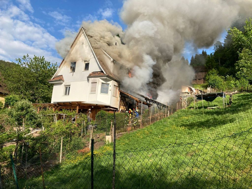 Im Haus hielt sich zum Zeitpunkt des Brandes niemand auf. Foto: Wegner/Sum