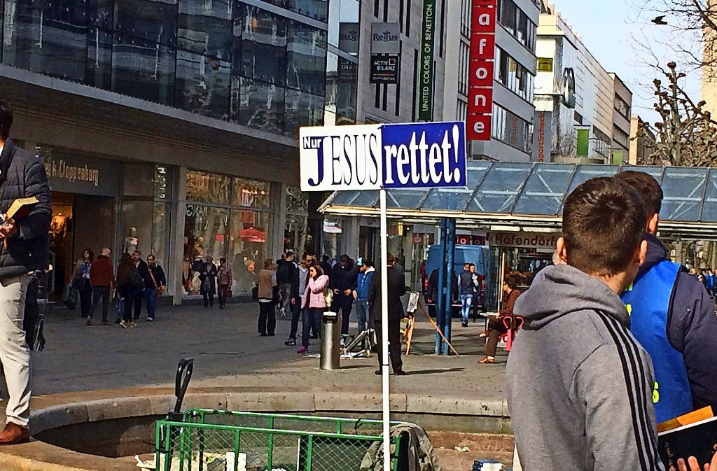 Religion in Stuttgart: Prediger provoziert Muslime in der Stadt