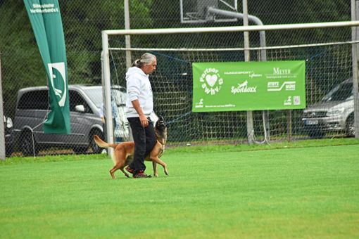 Thomas Giese  hat sich mit seinem Hund Ruby die Teilnahme an der Deutschen Meisterschaft gesichert. Foto: Verein