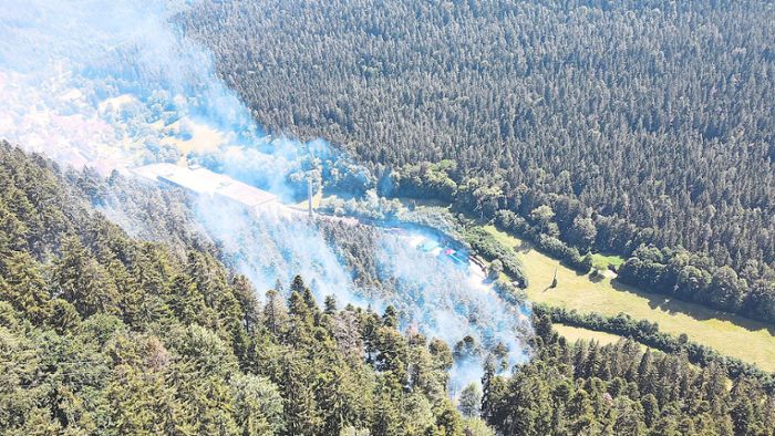 Waldbrandgefahr im Zollernalbkreis weiterhin hoch