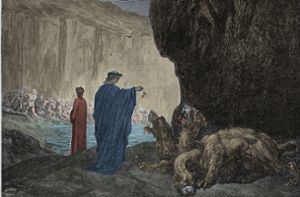 Bitte die Tiere nicht füttern, das gilt auch im dritten Höllenkreis. Illustration von Gustave Doré. Foto: imago/Leemage/imago stock&people