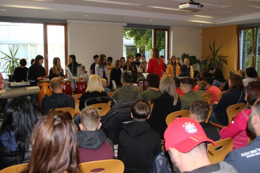 Bei der Einschulungsfeier der Fünftklässler in die Erhard-Junghans-Schule. Foto: Schule Foto: Schwarzwälder Bote