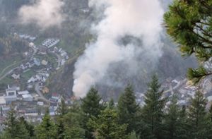 Dachstuhl in Flammen : Elektroherd löst Brand in Hornberg aus