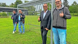 Freizeitangebot in Schwenningen: Neue Tore auf der Möglingshöhe laden zum Kicken ein