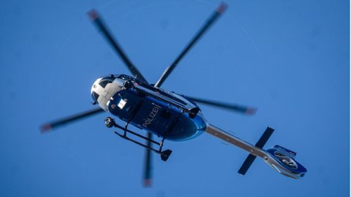 Ein Hubschrauber der Polizei (Symbolfoto) Foto: dpa/Christoph Schmidt