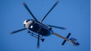 Ein Hubschrauber der Polizei (Symbolfoto) Foto: dpa/Christoph Schmidt