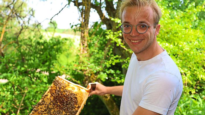 Robert Kärcher aus Schwenningen weiß, wie Bienen ticken