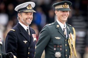 Der dänische Kronprinz Frederik  und sein Bruder Prinz Joachim. Foto: dpa/Mads Claus Rasmussen
