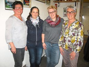 Der Vorstand und die Geehrten (von links): Gertrud Doser, Birgit Effinger, Daniela Doser und Ulrike Schwarz. Foto: Appel Foto: Schwarzwälder Bote