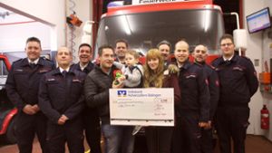 Feuerwehr Owingen spendet 1278 Euro für Tiago