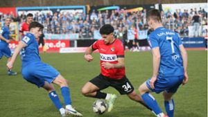 Halim Eroglu erzielte beim Auswärtsspiel gegen Astoria Walldorf seine ersten beiden Treffer in der Regionalliga. Foto: Kara