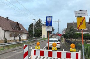 Dass die Leutkirchstraße noch immer voll gesperrt ist, ist für die Bürger nicht mehr nachvollziehbar. Foto: Bohnert-Seidel