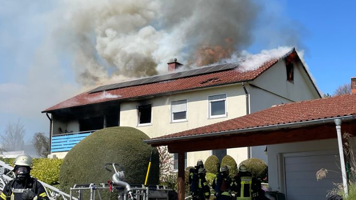 Älteres Ehepaar wird bei Brand in Lahr-Burgheim schwer verletzt