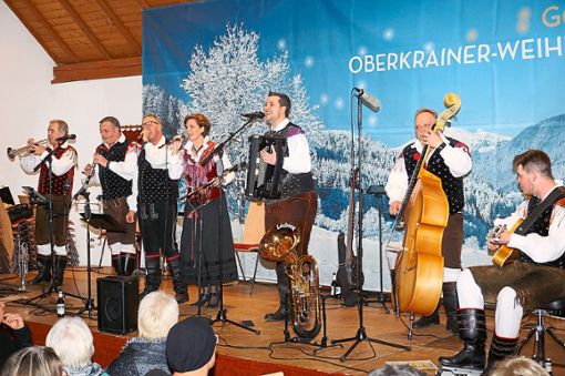 Mit  der Krainer Weihnacht versprechen die Schwarzwaldkrainer ein glanzvolles Konzert  in Dittishausen. Foto: Bächle Foto: Schwarzwälder Bote